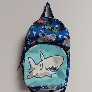 Shark Print Kids Backpack